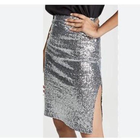 BB Dakota Dresses & Skirts - BB Dakota Women's All Night Sequin Skirt with Side Slit - M china